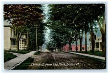 CHURCH STREET ST FROM THE PARK BARTON VERMONT VT POSTCARD (GY10) picture