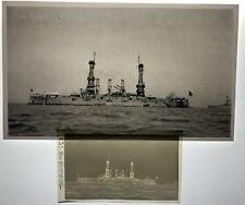 USS New Hampshire Battleship WWI US Navy Original Negative + Reprint Photo picture