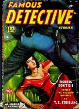 Famous Detective Pulp Feb 1953 Vol. 13 #1 GD picture