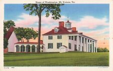 Mount Vernon VA Virginia, Home of George Washington, Vintage Postcard picture