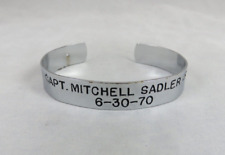 Vtg VIVA - Vietnam POW MIA Bracelet - Capt. Mitchell Sadler Jr. 6-30-70 picture