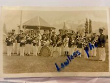  RARE RPPC Sisson Ca Fraternal Order of Eagles FOE No 342 Junior Band Mt Shasta picture