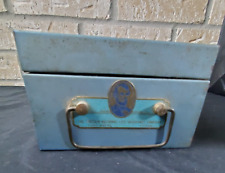 The Lincoln National Life Insurance Company Fort Wayne Vintage Metal Lock Box picture