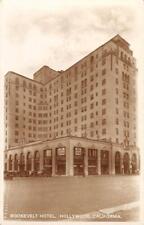 RPPC ROOSEVELT HOTEL Hollywood, CA Los Angeles c1920s Vintage Postcard picture