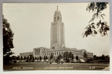 RPPC State Capitol, Lincoln, Nebraska NE Vintage Photo Postcard picture