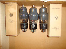 5 TV-7 TESTED GOOD SMOKE GLASS JAN RCA VT-99 RADIO VACUUM TUBES TYPE 6F8GT picture