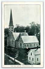 c1910's The Old South Hallowell Maine ME, Tower Clock Unposted Antique Postcard picture