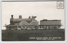 Postcard Vintage Lancashire & Yorkshire Railway Express Passenger Train picture