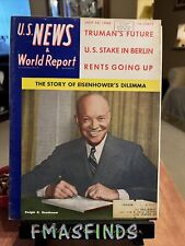 F1 1948 President DWIGHT D EISENHOWER July 16 US News & World Report Magazine  picture
