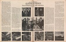 1976 Meet The D'Addarios - Guitar String Makers History - 7-Page Vintage Article picture