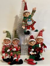 5 Vintage Style Knee Huggers / Elves / Holiday Ornaments / Holiday Outfits picture