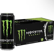 Monster Energy Drink, Green, Original, 16 Ounce (Pack of 15) (2x15 picture