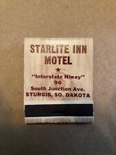 Vintage, unused matchbook Starlight Inn Motel Sturgis South Dakota SD picture