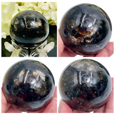 Golden Mica Sphere Healing Crystal Ball 300g 58mm picture
