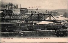 Postcard PA Sharon Hoop Mills, S. No. 6, Undivided Back; Pennsylvania 1908 Ch picture