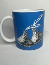 Rare Hershey's KISSES Chocolate Blue Coffee Mug Hershey's Chocolate World 2013 picture
