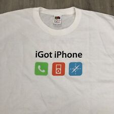 Vtg Apple iGot iPhone Shirt Mens XL Promo Launch Day iWas There 6/29/07 FastMac picture