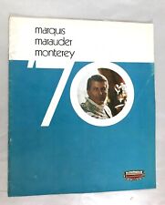 1970 MERCURY MONTEREY MARQUIS : CAR DEALER SHOWROOM / DEALERSHIP SALES BROCHURE picture