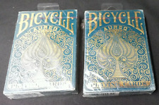 Lot of 3X - Bicycle Aureo Playing Cards NEW  picture