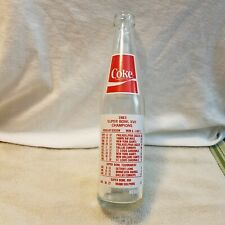 1983 Washington Redskins World Champions Vintage Coca Cola Bottle good condition picture
