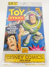 Disney Comics Two Pack Pixar Toy Story #1 #2 Marvel 1994 Sealed Collectible Set picture
