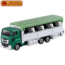 Takara Tomy Tomica No.139 Cattle Transporter Truck With Eight Cows Extended Gift picture