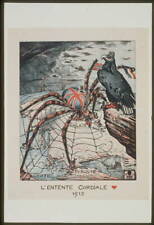 L'Entente Cordiale 1915,France,Great Britain,Spider,German Eagle,1915,World War picture