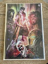 Marvel’s Voices Wakanda Forever 1 Virgin Giang  + Black Panther Remark With  COA picture
