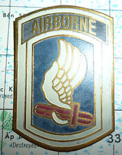 JUNCTION CITY - Rare Beercan Badge - US 173rd AIRBORNE - Vietnam War - K.007 picture