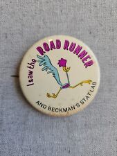 Vintage Road Runner Pin Plymouth Antique Beep Beep Wiley E Coyote Mopar  picture