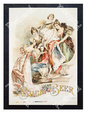 Historic Buck Beer 1890s Advertising Postcard picture
