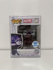 Funko Pop  BLACK PANTHER #1187 Disney 100 FACETED Funko.com Exclusive MARVEL picture