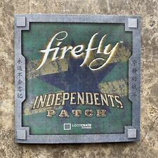 Firefly Independents Patch 3” Loot Crate Exclusive Brand New with Sleeve 2016 picture
