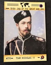 Tsar Nicholas II  HISTORIC AUTOGRAPHS 1918 End of the Great War  #272 picture