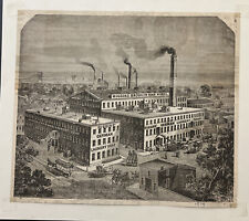 1879 newspaper print Higgins German Laundry Soap Works Brooklyn New York Factory picture