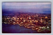 Seattle WA-Washington, Aerial View Seattle, Antique Vintage Souvenir Postcard picture