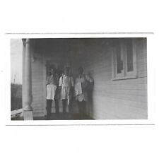 Funny Vintage Photo Young Men Dressed Like Housewives 1940s Drag Aprons Snapshot picture