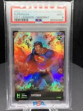 2022 DC Cards PSA 9  MINT Superman Legendary Misprint Error Physical Only picture