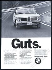 1973 BMW 2002 tii photo Guts vintage print ad picture