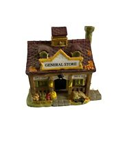 Rite Aid Harvest Collection General Store Ceramic Building Pumpkins Leaves picture
