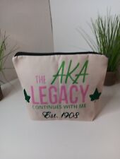 Alpha Kappa Alpha Legacy Makeup Bag picture