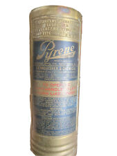 Vintage WW2 Pyrene Heavy Vehicle Type Brass Fire Extinguisher EMPTY picture