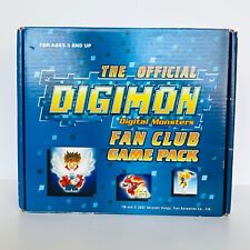 The Official Digimon Digital Monsters Fan Club Game Pack Rare Anime 2002 picture