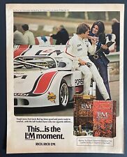 1972 Porsche L & M Cigarettes Vintage Magazine Print Ad picture