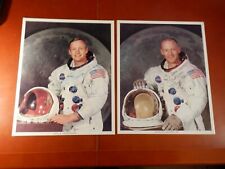 ORIG -matched pair Neil Armstrong & Edwin Buzz Aldrin signed & autographed photo picture
