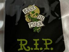 Rest In Puke R.I.P. Skull  Loot Fright Crate Box Exclusive Enamel Pin LE 2021 picture