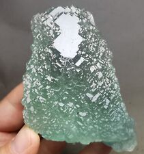 490g Natural Rare Clear Green Fluorite Quartz Specimen Xianghualing picture