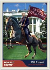 Donald Trump 45th U.S President Old Gum ACEO Trading Card Never Surrender picture