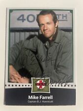 MIKE FARRELL autograph M*A*S*H B. J. Hunnicutt custom signed trading card picture