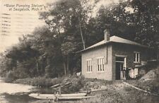 Water Pumping Station Saugatuck Michigan MI 1910 Postcard picture